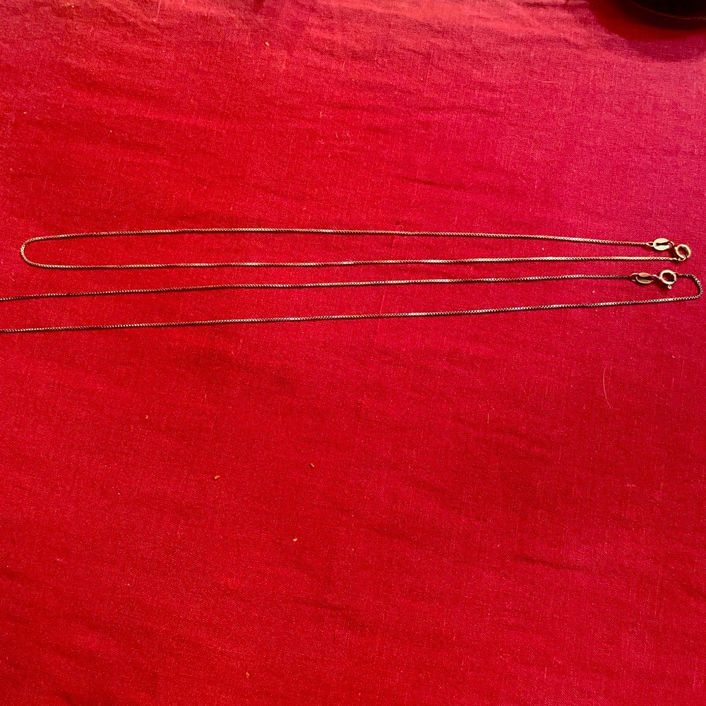 Sterling silver neck chains